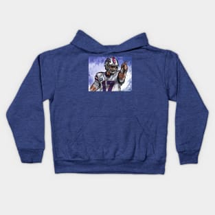 Allen first down full Kids Hoodie